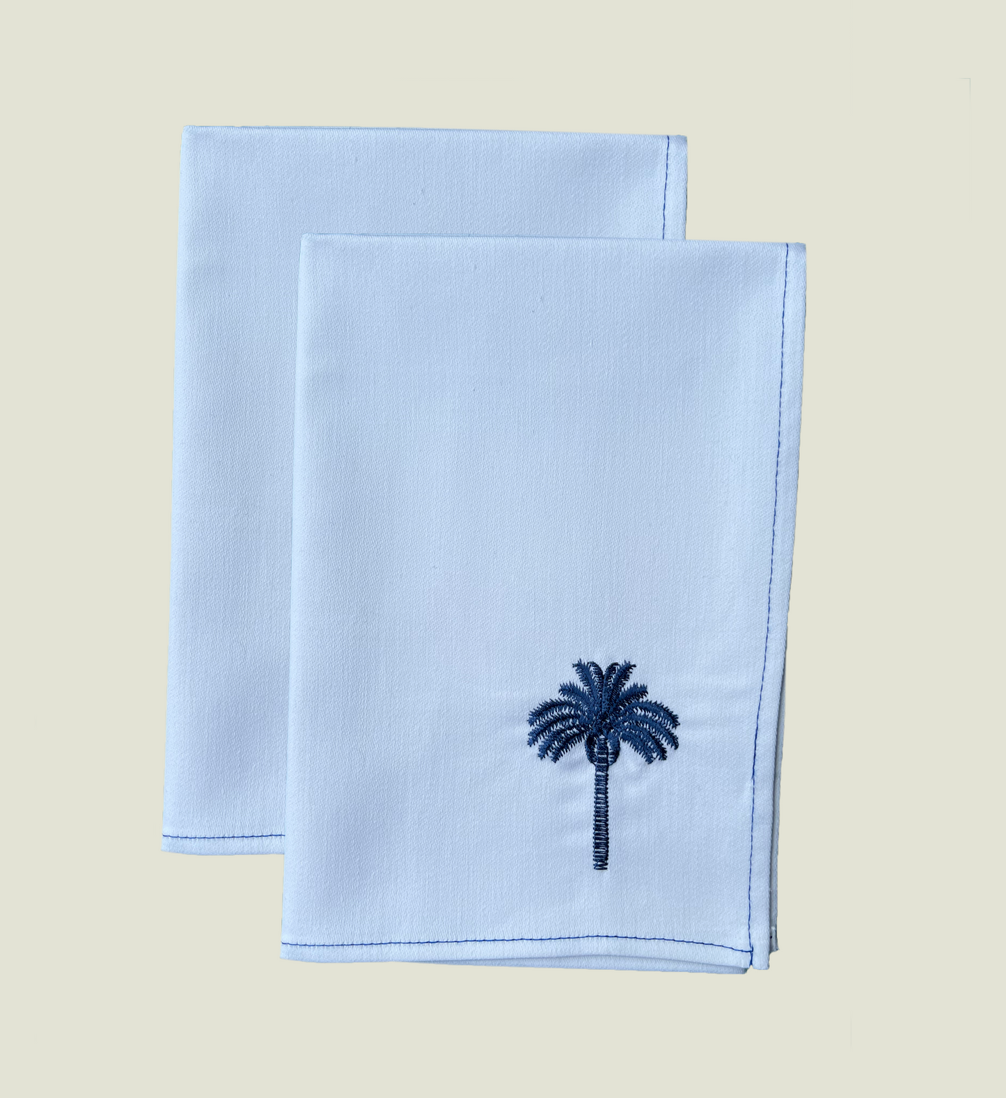 'Meet Me Under The Palms' napkin - Set of 2