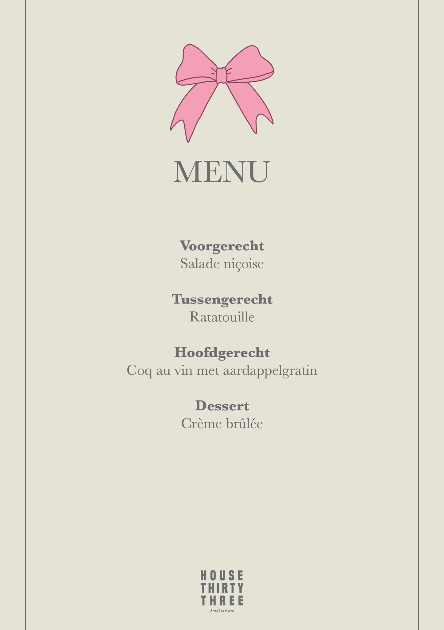 PDF menu design 'Candy Love'
