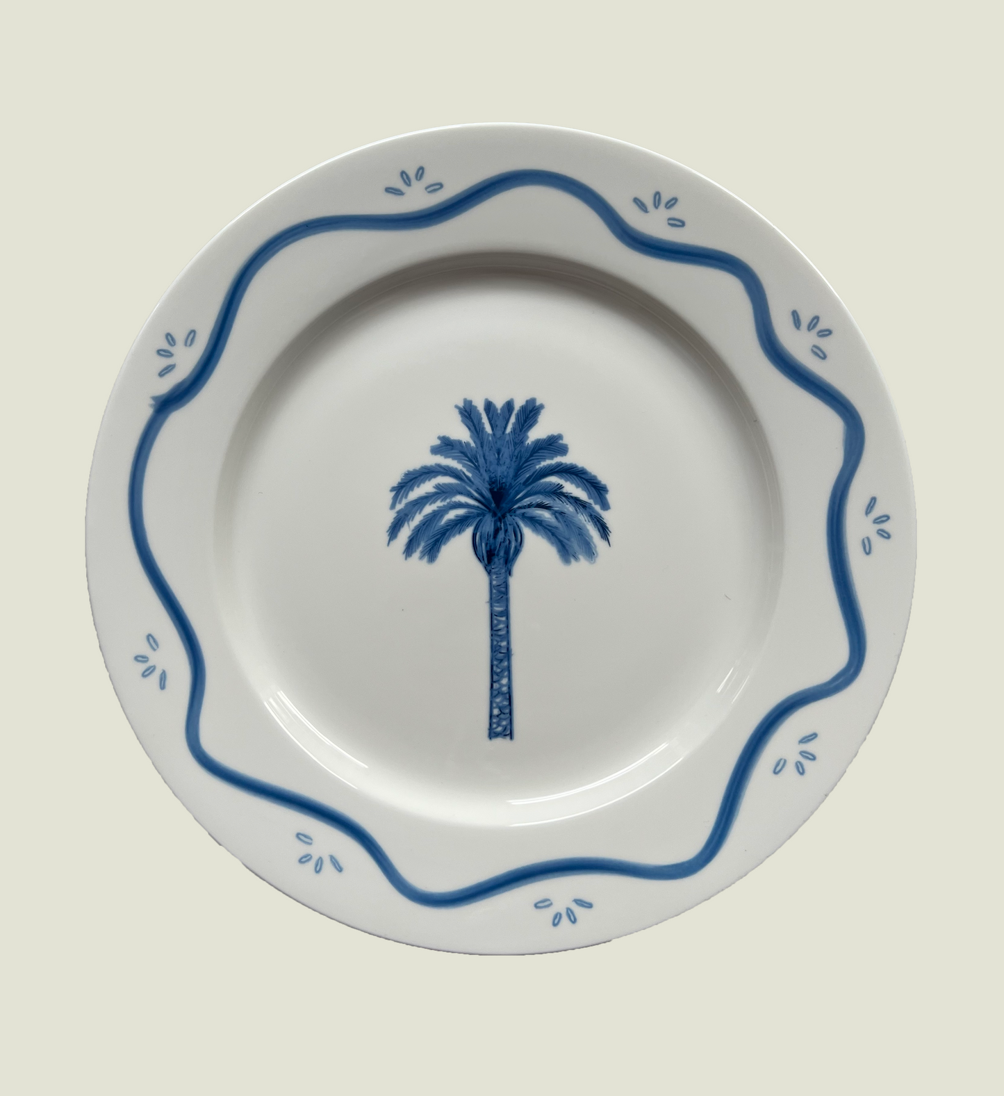'Meet Me Under The Palms' plate