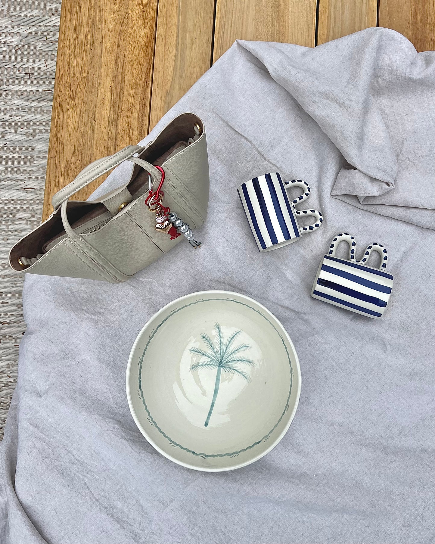 Coconut Palm Serving Bowl