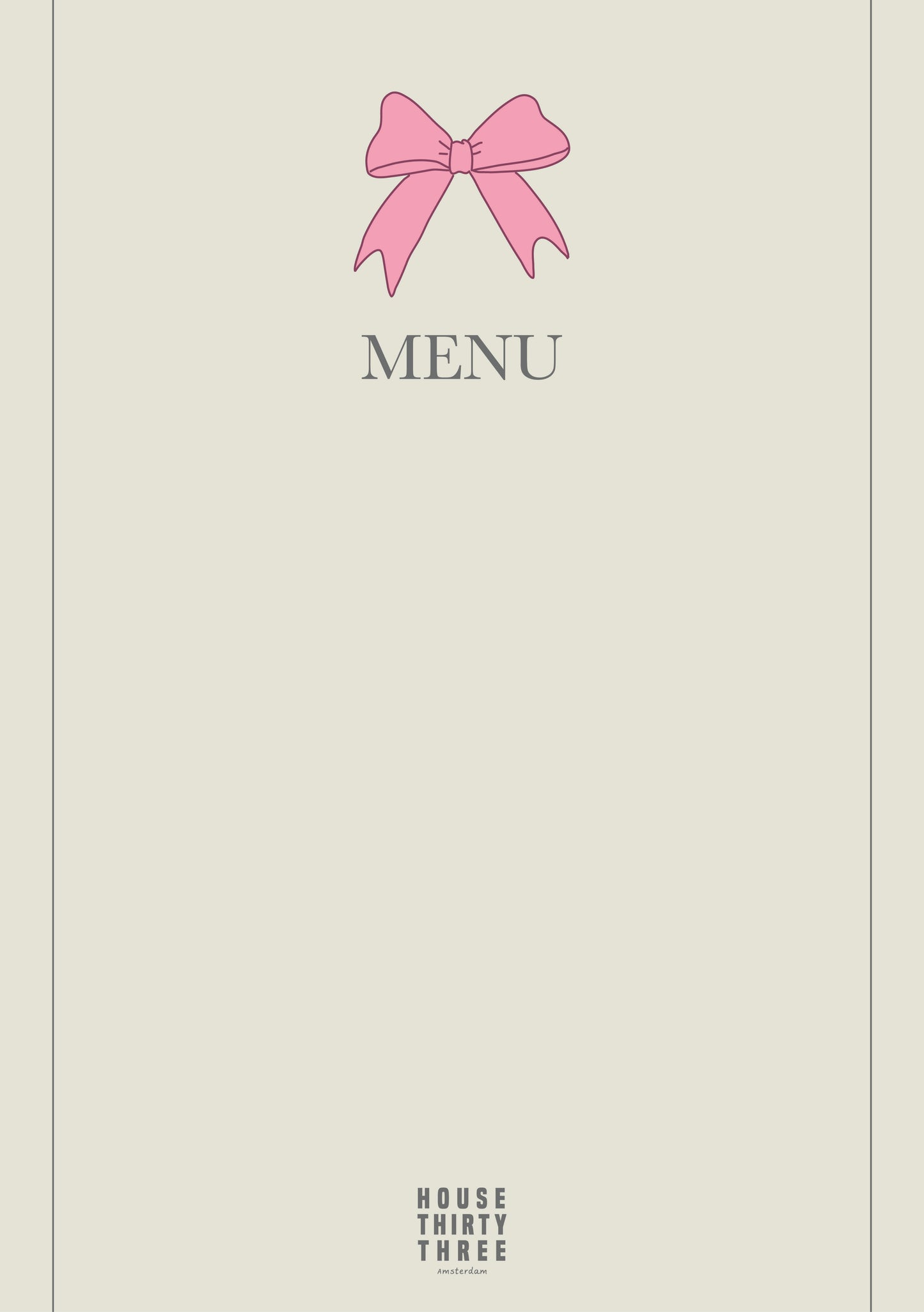 PDF menu design 'Candy Love'